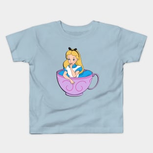 Teacup Alice Kids T-Shirt